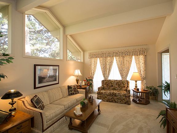 Living room has vaulted ceiling-great light!