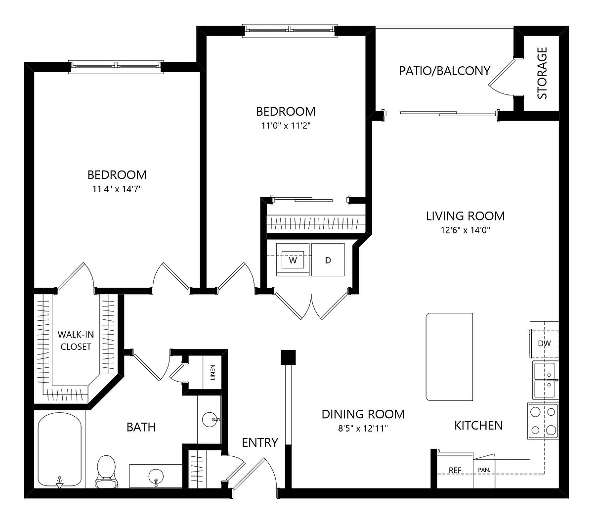 Floor plan A-B1