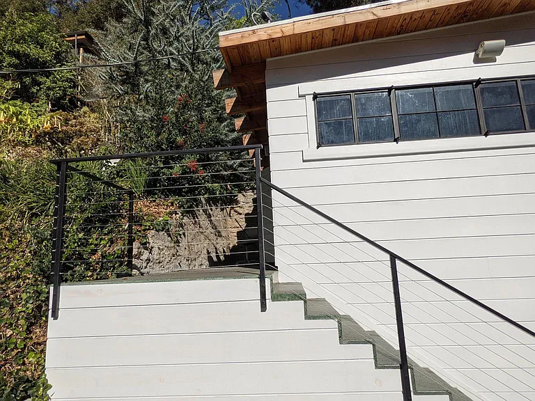 Staircase to Upper Patio and Master Bedroom