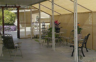 Secured Patio