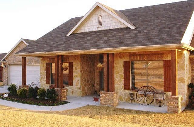 Brick and stone elevation