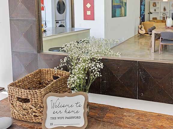 Strong Wifi included (owner works from home and setup excellent connectivity).