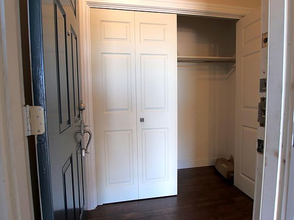 Large coat closet at entrance