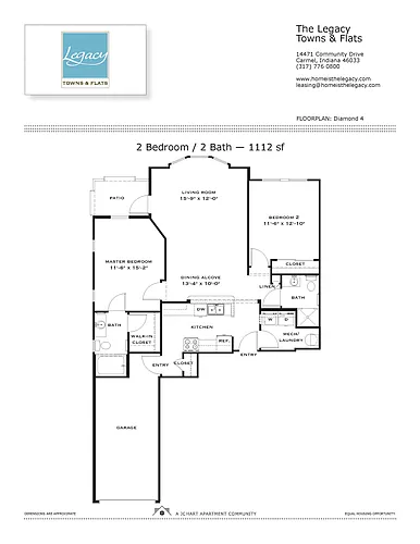 Floor plan Diamond 4 2.2