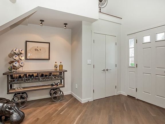 Gleaming hardwood floors