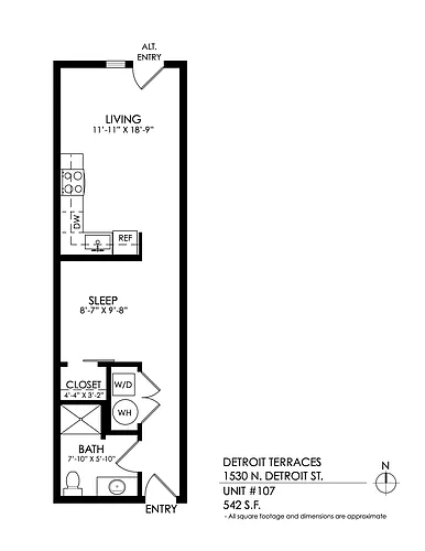 Floor plan Studio