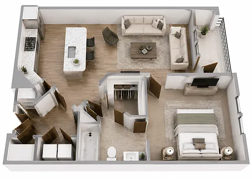 Floor plan Paris