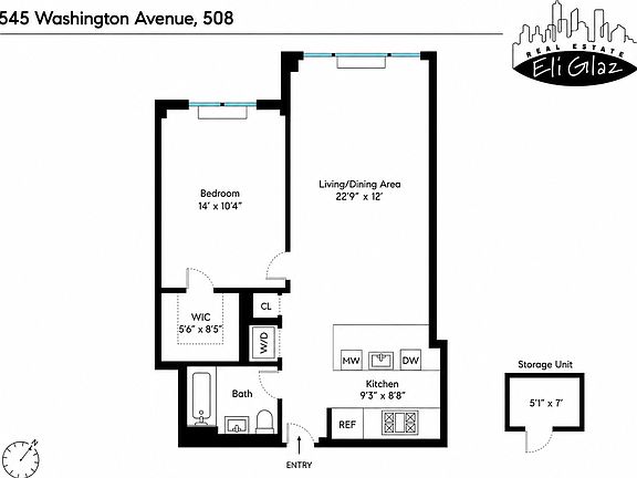 2nd image of 545 Washington Ave APT 508