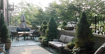 Private patio #104 (largest front)