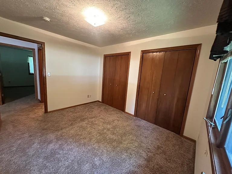 Two closets in bedroom 2.