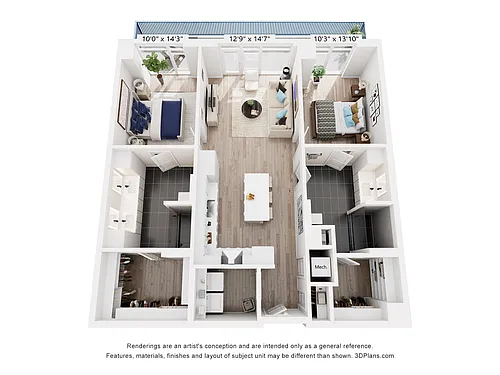 Floor plan B15
