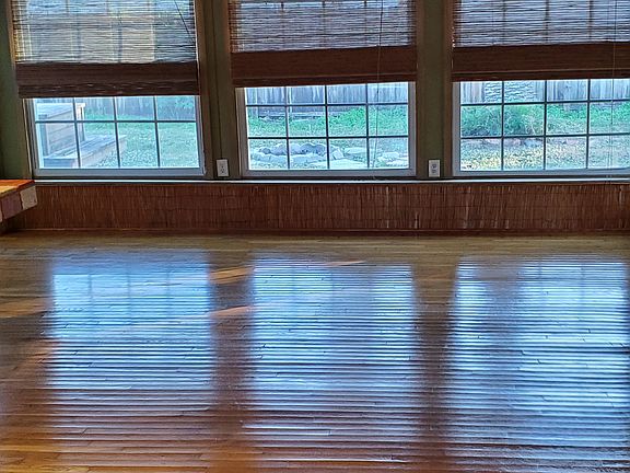 center of sunken bamboo room