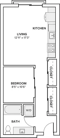 Floor plan ZA03 (MFTE) Income Restricted