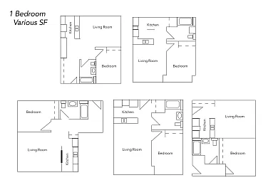 Floor plan One Bedroom