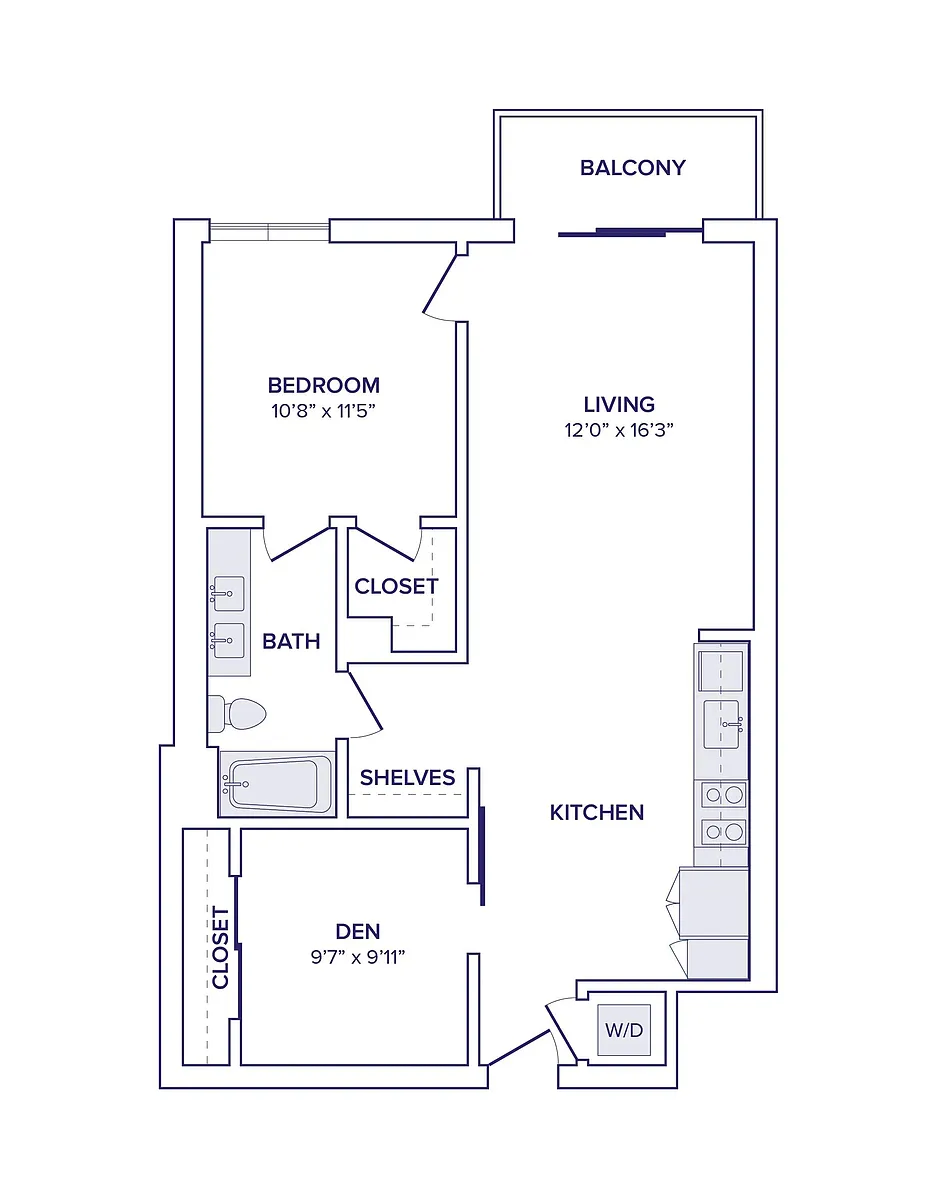 Floor plan A13D - North Tower