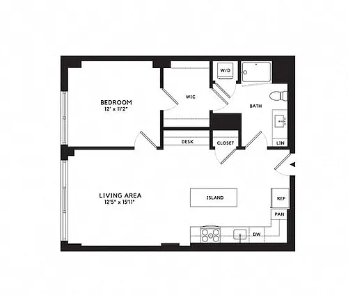 Floor plan 1R