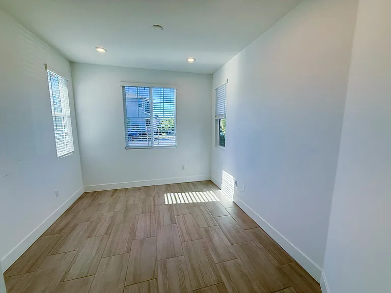 Downstairs bedroom with private bathroom