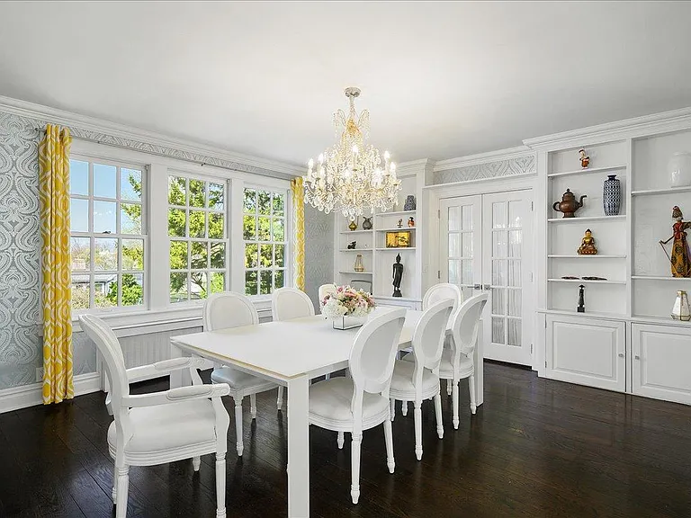 Dining room. Please note new light fixture will be installed.