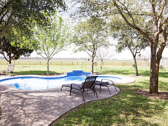 Back view of pool & fields 
