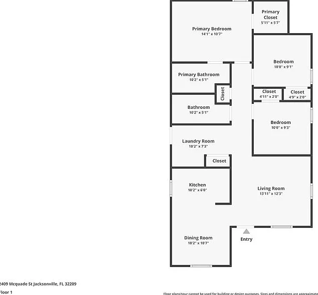 3 bed, 2.0 bath, 1077 sqft, $1,390 — Photo 2