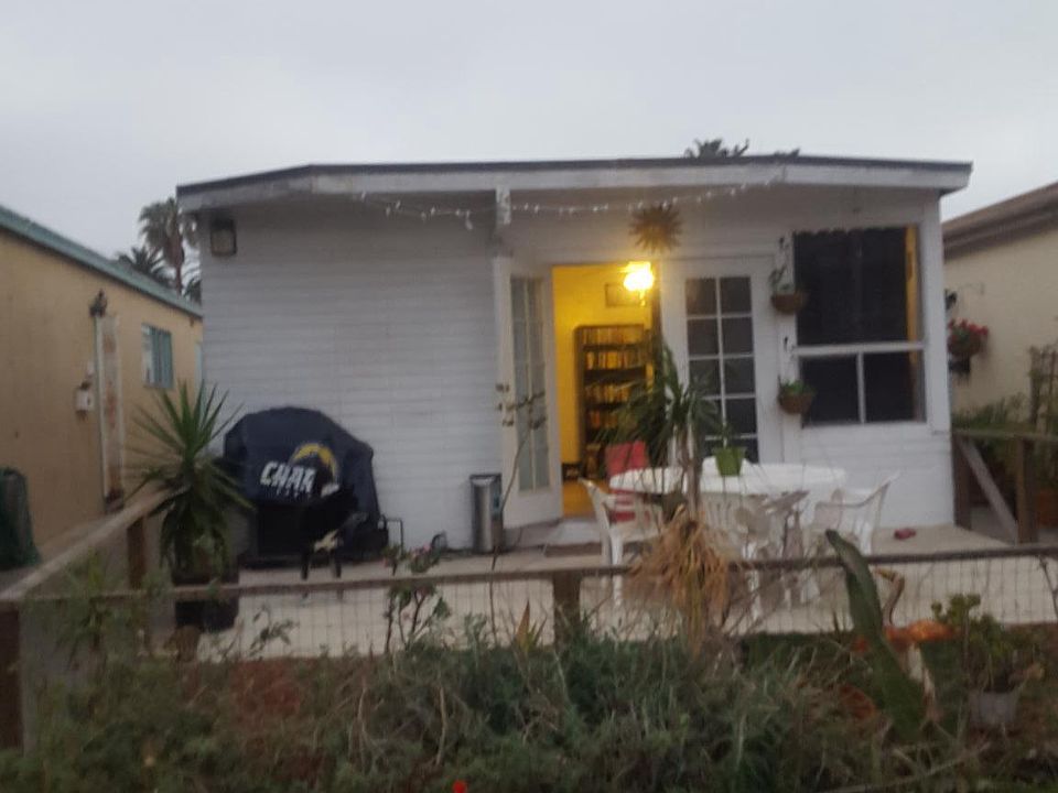 Private fenced in patio and yard.