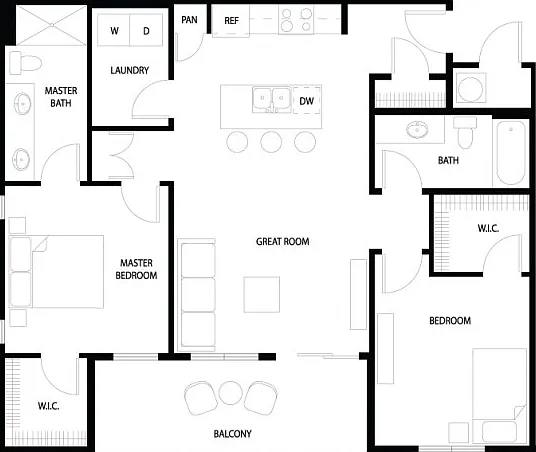 2 Bed | 2 Bath 2 Bed | 2 Bath