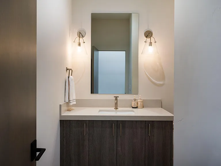 Upstairs Powder Room.