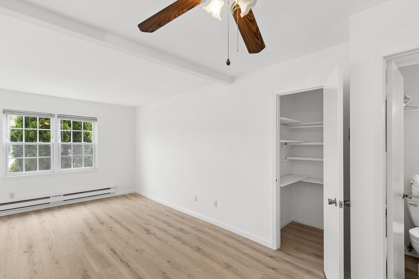  Living room with nice sized closet