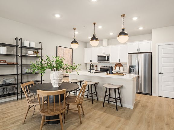 Open Dining and Kitchen