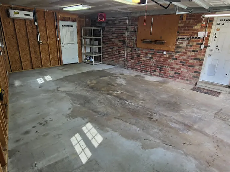 Air Conditioned Garage with Stair-accessible Attic Storage