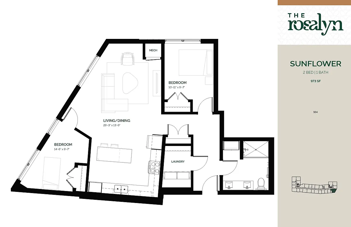 Floor plan Sunflower