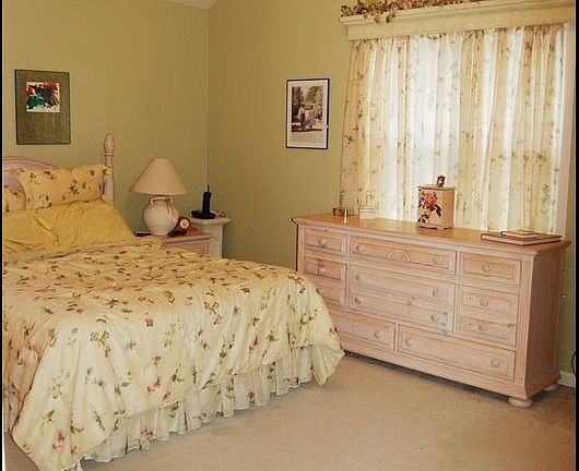 Master Bedroom with vaulted ceiling