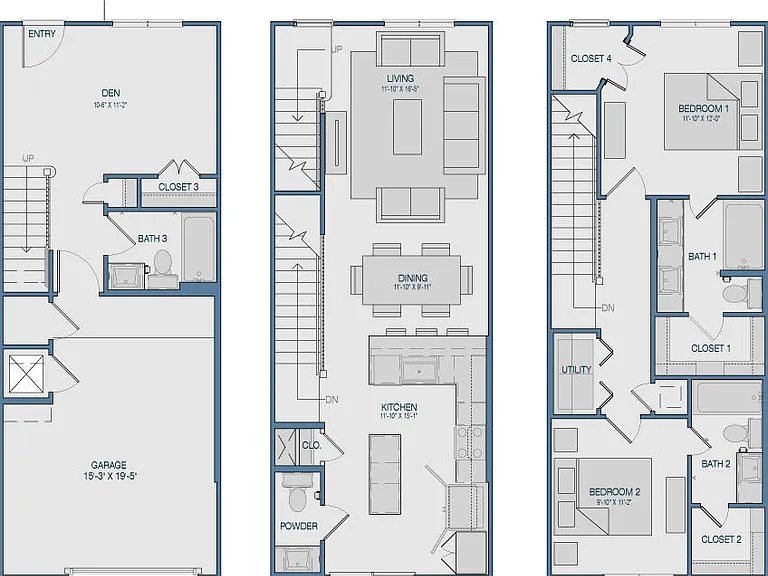 TH2 floor plan The Kathryn