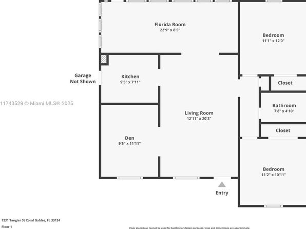 1231 Tangier St, Coral Gables, FL 33134