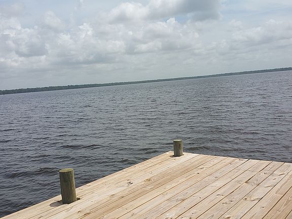 Newly re-finished dock