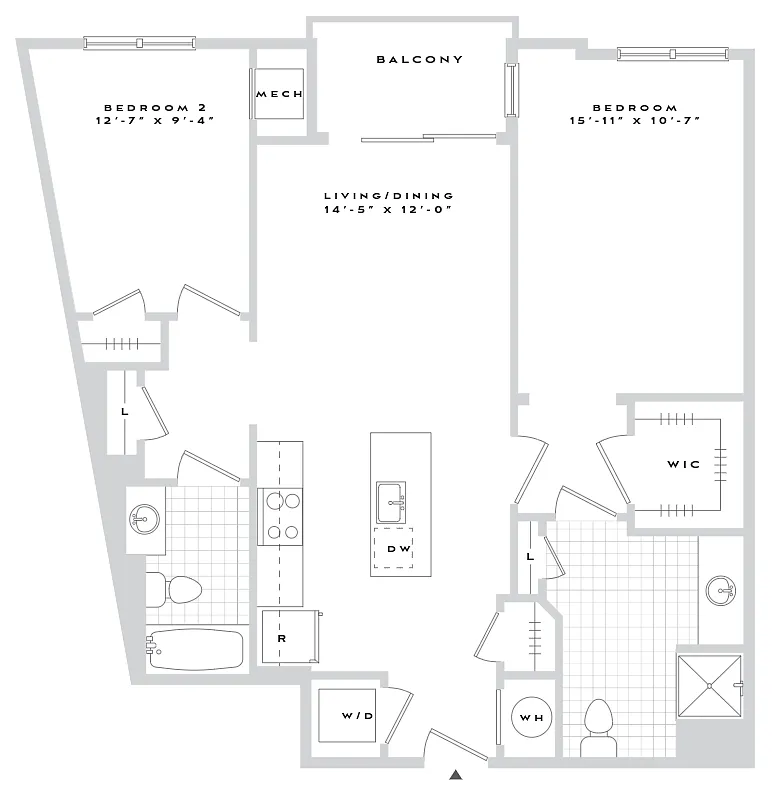 Floor plan B2-B02