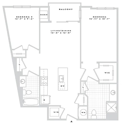 Floor plan B2-B02
