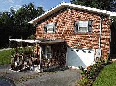 Front door and Garage