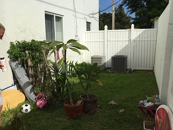 Large private outdoor area