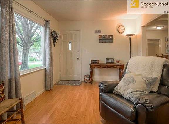 Entryway leads to family room