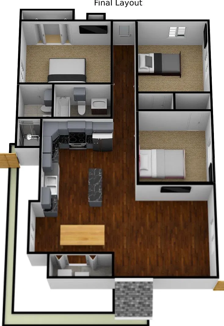 3 bed, 1008 sqft, $1,500 — Photo 1