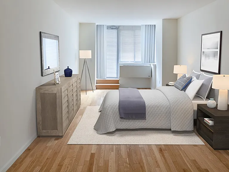 Classic Package bedroom with hard surface plank flooring