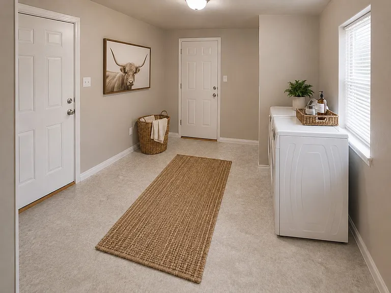Utility room - Virtually Staged