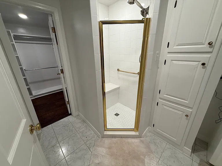 Master shower.