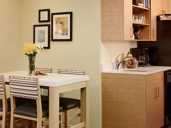 Kitchen and dining area