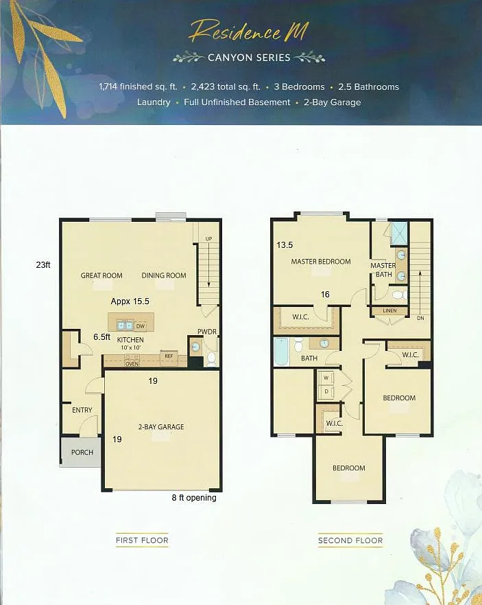 3 bed, 2.5 bath, 2423 sqft, $2,300 — Photo 2