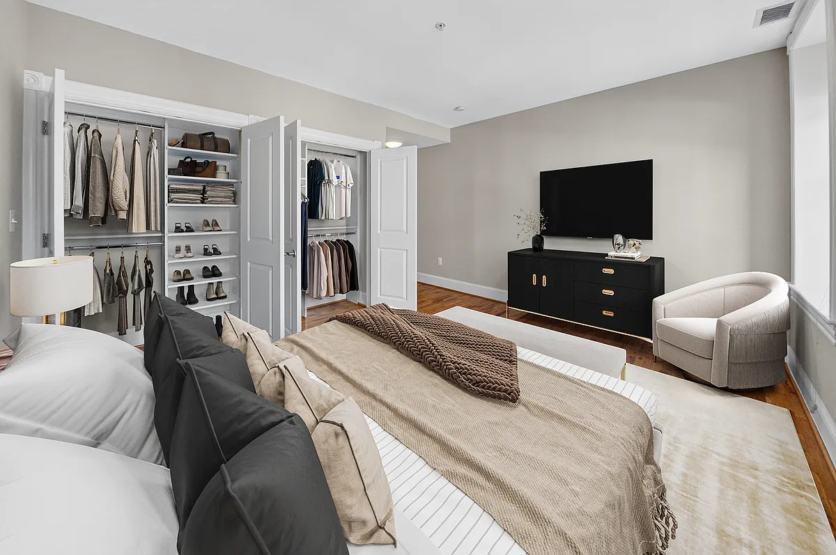 Primary Bedroom with Closet - Historic Row