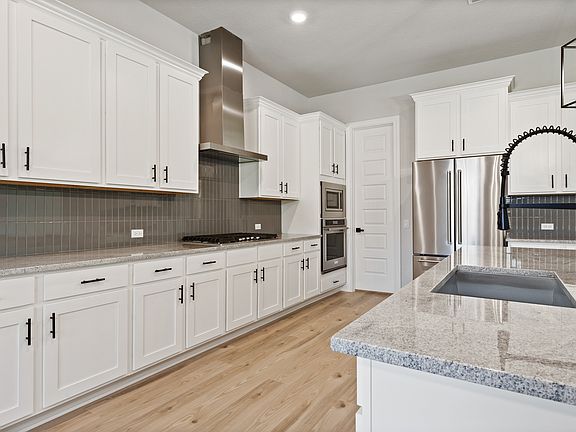Kitchen with stainless appliances included