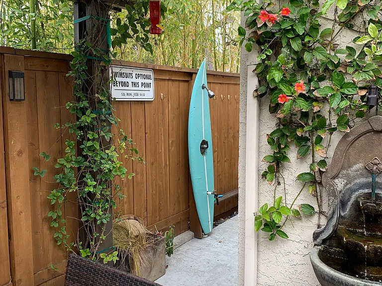 Patio & outdoor shower