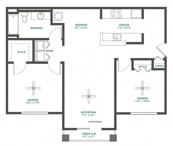 Floor plan 2A